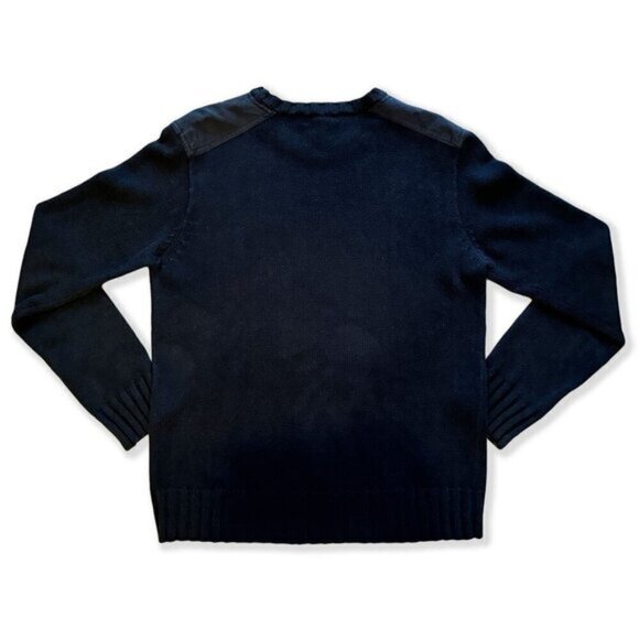 90s Club Monaco Black Cotton Sweater – M - Picture 5 of 6